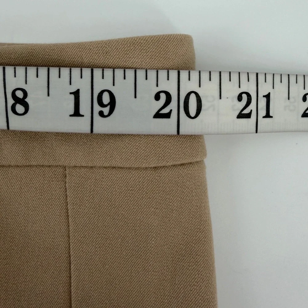Lauren Ralph Lauren Pants Women 18 Tan Khaki Slim Ankle Trouser Stretch Workwear